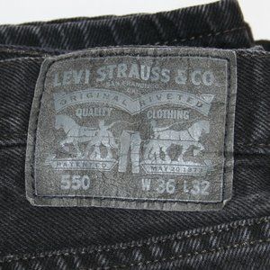 Levi's 550 Relaxed Fit Jeans Black
